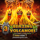 3 Blazing Volcanoes Power Combo Game Image